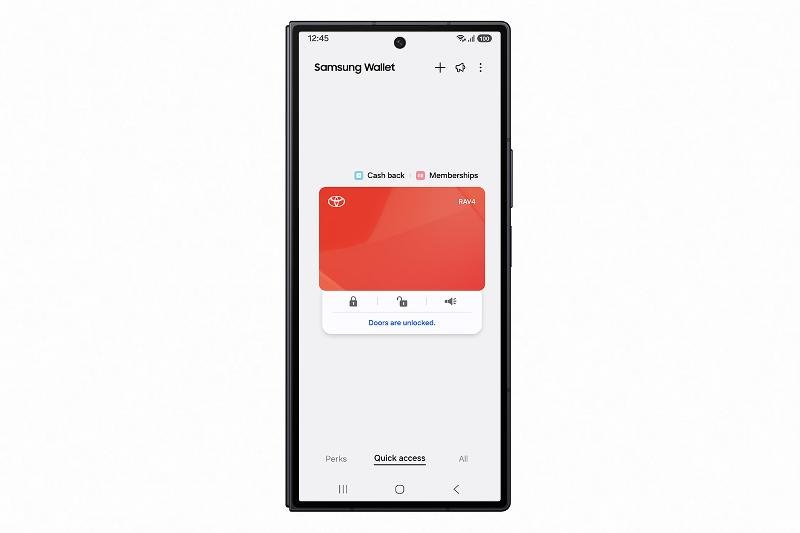 Samsung Wallet Introduces Digital Key Access for Select Toyota Vehicles
